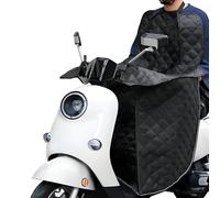 Favoto Beinschutz Motorroller Sonnenschutz Sommer - Roller Decke Regenschutz mit Reflektionsstreifen Universal Polyester Beindecke für Zweirad-Pedalbetriebene Fahrzeuge Schwarz