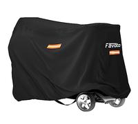 Favoto Elektromobil Abdeckung 210D Oxford-Stoff Seniorenmobil Mobility Scooter Abdeckplane wasserdicht staubdicht Sonnenschutz Kratzfest mit Reflektionsstreifen Windfesten Schnalle (140x66x91cm)