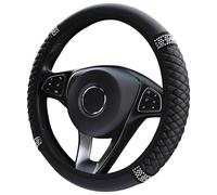 FBVVYTK Auto Lenkradbezug, für Jeep Renegade 2016 2017 2018 2019 Rutschfesterkratzfest Und Verschleißfestigkeit langlebig Lenkradschoner Auto Zubehör