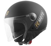 FC-Moto Square-RS Jethelm, schwarz-gold, Größe L für Männer