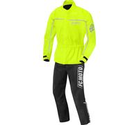 FC-Moto Urban Rain Kit 2-Teiler Motorrad Regenkombi, schwarz-gelb, Größe M für Männer