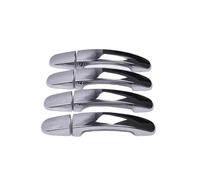 FDWPJYO Für Ford Transit Custom Tourneo Custom 2013-2017, glänzend schwarz, Chrom, Autotürgriffabdeckung, Zierleisten, Overlays, Styling-Zubehör