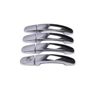 FDWPJYO Für Ford Transit Custom Tourneo Custom 2013-2017, Kohlefaser, Chrom, Autotürgriffabdeckung, Verkleidungs-Overlays, Styling-Zubehör