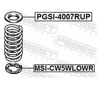 FEBEST FEDER-AUFNAHME UNTERLAGE HINTEN OBEN passend für CITROËN C-CROSSER MITSUB