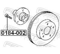 Neu Stehbolzen 0184-002 Für Toyota Cresta Gx90,jzx9#,lx90,sx90 1992.10-1996.09 [