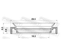 Febest Reparatursatz, Lenkgetriebe 95LAY-19290405X für HONDA