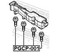 FEBEST Stecker Zündspule PGCP-001 206 Schrägheck (2A/C) 301 0,023kg