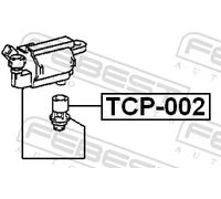 FEBEST Stecker Zündspule TCP-002 für TOYOTA SUPRA Turbo JZA80_ JZA80R LEXUS GS 1