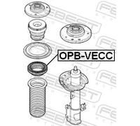 Rollenlager Stoßdämpfer Vorderachse OPB-VECC FEBEST für SAAB CADILLAC FIAT OPEL