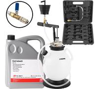 FEBI Automatikgetriebeöl, gelb, 5 Liter + Einfüllgerät