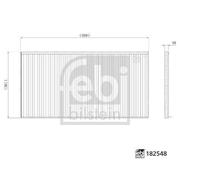 FEBI BILSTEIN Filter, Innenraumluft für TESLA 182548
