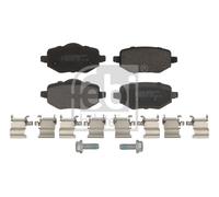 FEBI BILSTEIN 184234 Bremsbelagsatz, Scheibenbremse für CITROËN,DS,OPEL,PEUGEOT,