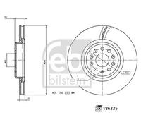 Bremsscheibe FEBI BILSTEIN 186335, 1 Stück