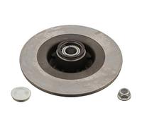 febi bilstein 28155 Bremsscheibe mit Radlager, ABS-Impulsring, Achsmutter und Schutzkappe, 1 Stück
