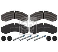 FEBI BILSTEIN Bremsbelagsatz, Scheibenbremse Hinterachse, Vorderachse für IVECO
