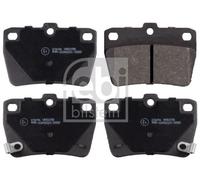 FEBI BILSTEIN Bremsbelagsatz, Scheibenbremse hinten für TOYOTA
