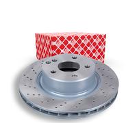 FEBI BILSTEIN Bremsscheibe 22683 Vorderachse Gelocht 312mm für Mercedes
