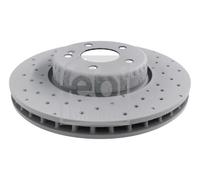 FEBI BILSTEIN Bremsscheibe 107223 Vorderachse zweiteilig 318mm für Mercedes