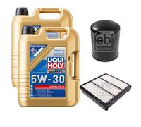 FEBI BILSTEIN Inspektionspaket 10L Liqui Moly 5W30 Longlife3 für Mitsubishi L
