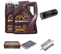FEBI BILSTEIN Inspektionspaket 10L MANNOL Energy 5W-30 für Audi A6 Avant S6