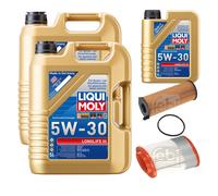 FEBI BILSTEIN Inspektionspaket 11L Liqui Moly 5W30 Longlife3 für Audi A8 4E_