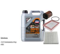 FEBI BILSTEIN Inspektionspaket 5L Liqui Moly Top Tec 4200 5W-30 für Suzuki SX4
