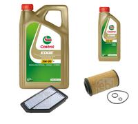 FEBI BILSTEIN Inspektionspaket 6L CASTROL EDGE 5W-30 M für Honda CR-V III RE