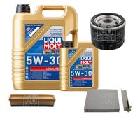 FEBI BILSTEIN Inspektionspaket 6L Liqui Moly 5W30 Longlife3 für Dacia Duster