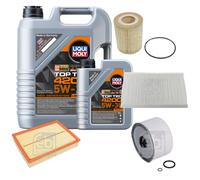 FEBI BILSTEIN Inspektionspaket 6L Liqui Moly Top Tec 4200 5W-30 für Land Rover