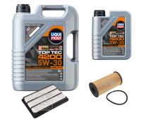 FEBI BILSTEIN Inspektionspaket 6L Liqui Moly Top Tec 4200 5W-30 für Nissan