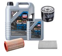 FEBI BILSTEIN Inspektionspaket 6L Liqui Moly Top Tec 4600 5W-30 für Lancia