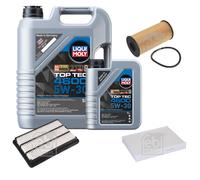 FEBI BILSTEIN Inspektionspaket 6L Liqui Moly Top Tec 4600 5W-30 für Nissan