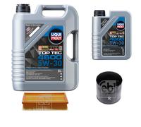 FEBI BILSTEIN Inspektionspaket 6L Liqui Moly Top Tec 4600 5W-30 für Nissan