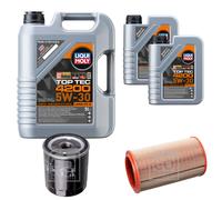 FEBI BILSTEIN Inspektionspaket 7L Liqui Moly Top Tec 4200 5W-30 für Lancia