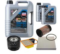 FEBI BILSTEIN Inspektionspaket 7L Liqui Moly Top Tec 4600 5W-30 für Iveco Daily
