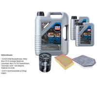 FEBI BILSTEIN Inspektionspaket 7L Liqui Moly Top Tec 4600 5W-30 für Jaguar XK