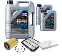 FEBI BILSTEIN Inspektionspaket 7L Liqui Moly Top Tec 4600 5W-30 für KIA