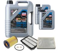 FEBI BILSTEIN Inspektionspaket 7L Liqui Moly Top Tec 4600 5W-30 für KIA