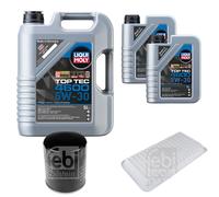 FEBI BILSTEIN Inspektionspaket 7L Liqui Moly Top Tec 4600 5W-30 für Mazda MX-5