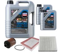FEBI BILSTEIN Inspektionspaket 7L Liqui Moly Top Tec 4600 5W-30 für Suzuki SX4