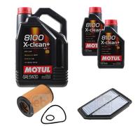 FEBI BILSTEIN Inspektionspaket 7L Motul 8100 X-clean+ 5W30 für Honda CR-V III