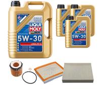 FEBI BILSTEIN Inspektionspaket 8L Liqui Moly 5W30 Longlife3 für BMW 3er F30