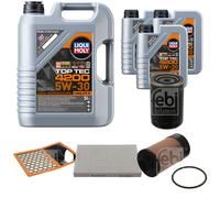 FEBI BILSTEIN Inspektionspaket 8L Liqui Moly Top Tec 4200 5W-30 für Iveco Daily