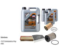 FEBI BILSTEIN Inspektionspaket 8L Liqui Moly Top Tec 4200 5W-30 für VW Golf VI