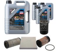 FEBI BILSTEIN Inspektionspaket 8L Liqui Moly Top Tec 4600 5W-30 für Iveco Daily