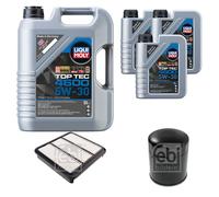 FEBI BILSTEIN Inspektionspaket 8L Liqui Moly Top Tec 4600 5W-30 für Mitsubishi