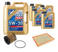 FEBI BILSTEIN Inspektionspaket 9L Liqui Moly 5W30 Longlife3 für Nissan
