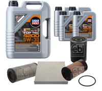 FEBI BILSTEIN Inspektionspaket 9L Liqui Moly Top Tec 4200 5W-30 für Iveco Daily
