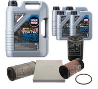FEBI BILSTEIN Inspektionspaket 9L Liqui Moly Top Tec 4600 5W-30 für Iveco Daily