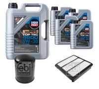 FEBI BILSTEIN Inspektionspaket 9L Liqui Moly Top Tec 4600 5W-30 für Mitsubishi